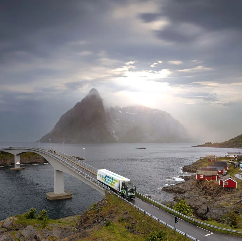 El largo viaje de Cabo Norte a Tarifa en el supercamión eléctrico de Mercedes 33 Motor16 VIAJE MERCEDES EACTROS Motor16