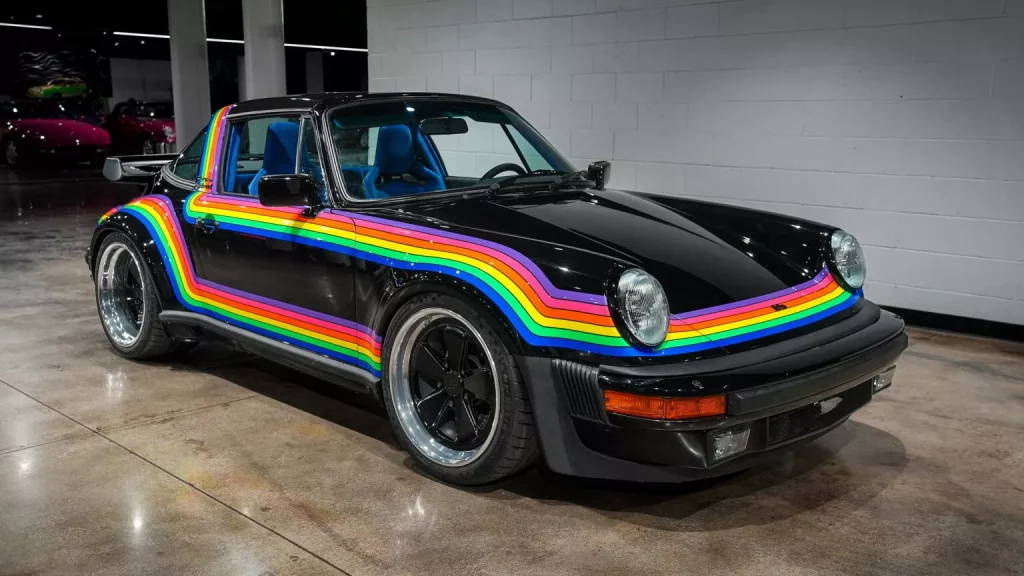 1986 Porsche 911 Targa bb-Auto Hybrid. Imagen delantera.