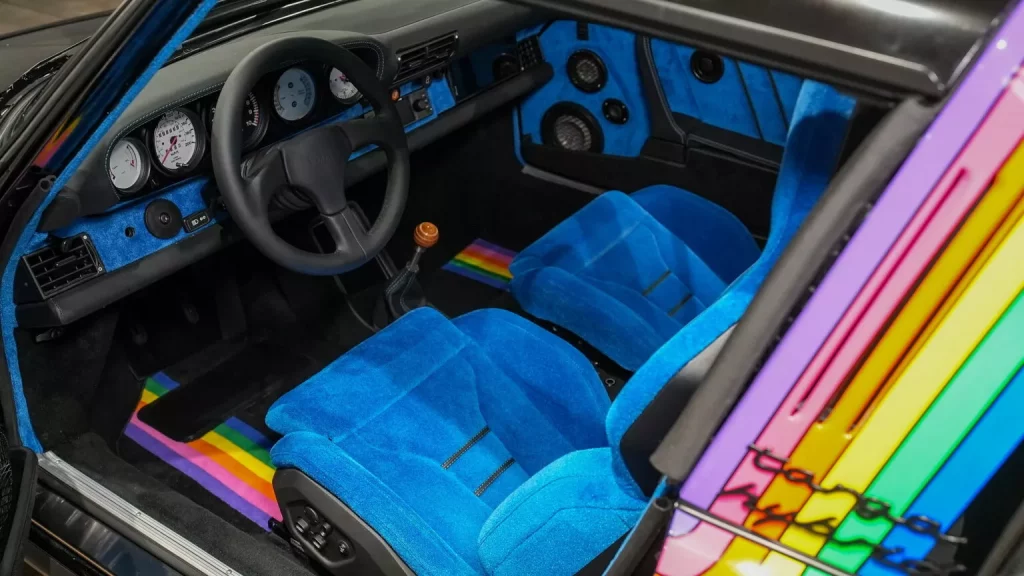 1986 Porsche 911 Targa bb-Auto Hybrid. Imagen interior.