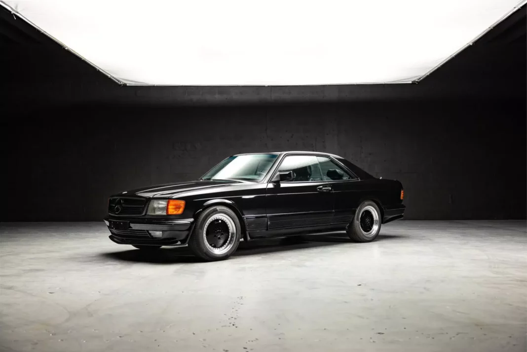 1985 Mercedes-Benz 500SEC AMG. Imagen portada.