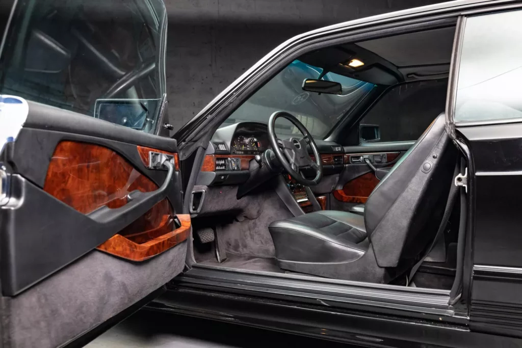 1985 Mercedes-Benz 500SEC AMG. Imagen interior.