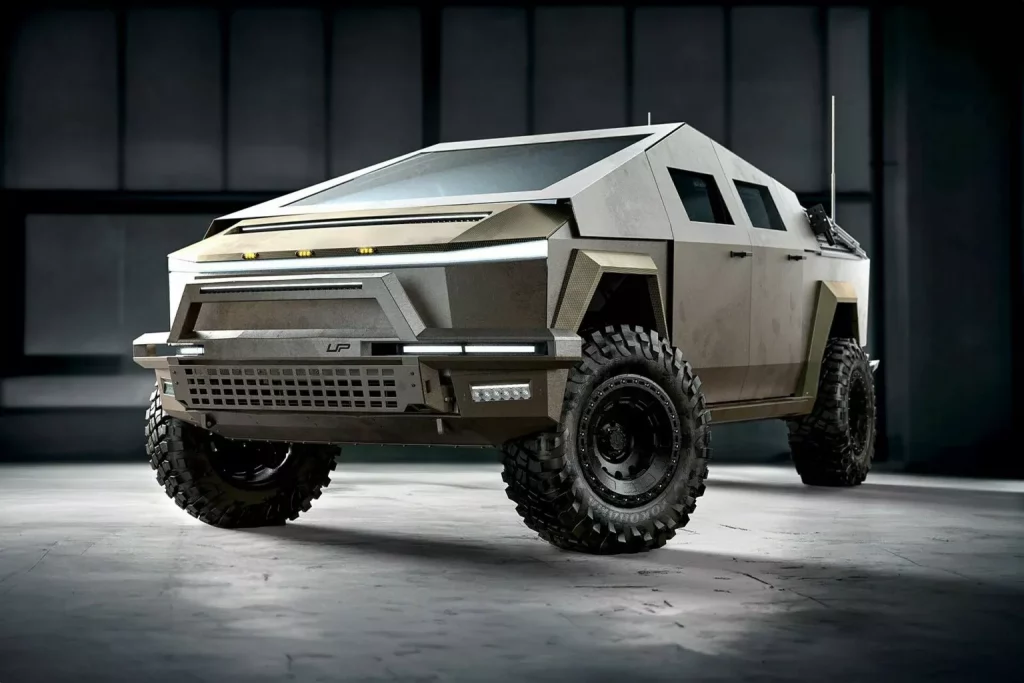 El Tesla Cybertruck se prepara para la guerra: Literal 7 Motor16 2024 Archimedes Sting Tesla Cybertruck 4 Motor16