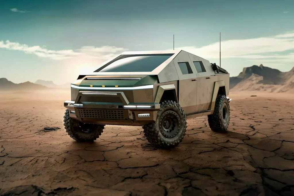 El Tesla Cybertruck se prepara para la guerra: Literal 10 Motor16 2024 Archimedes Sting Tesla Cybertruck 7 Motor16