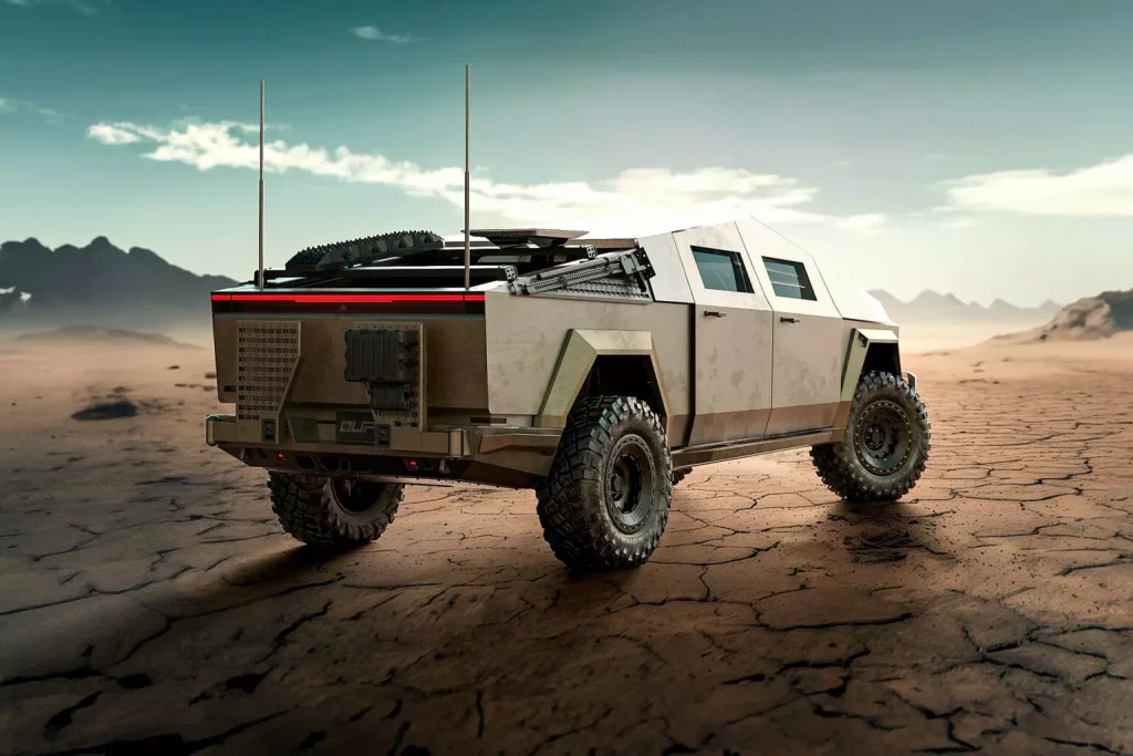 El Tesla Cybertruck se prepara para la guerra: Literal 11 Motor16 2024 Archimedes Sting Tesla Cybertruck 8 Motor16
