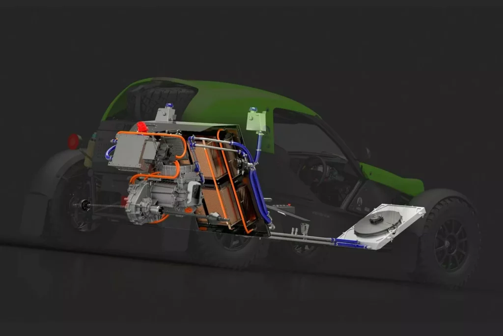 El emocionante buggy de Ariel Motor Company se hace 100% eléctrico 2 Motor16 2024 Ariel E-Nomad Concept. Imagen radiografía.