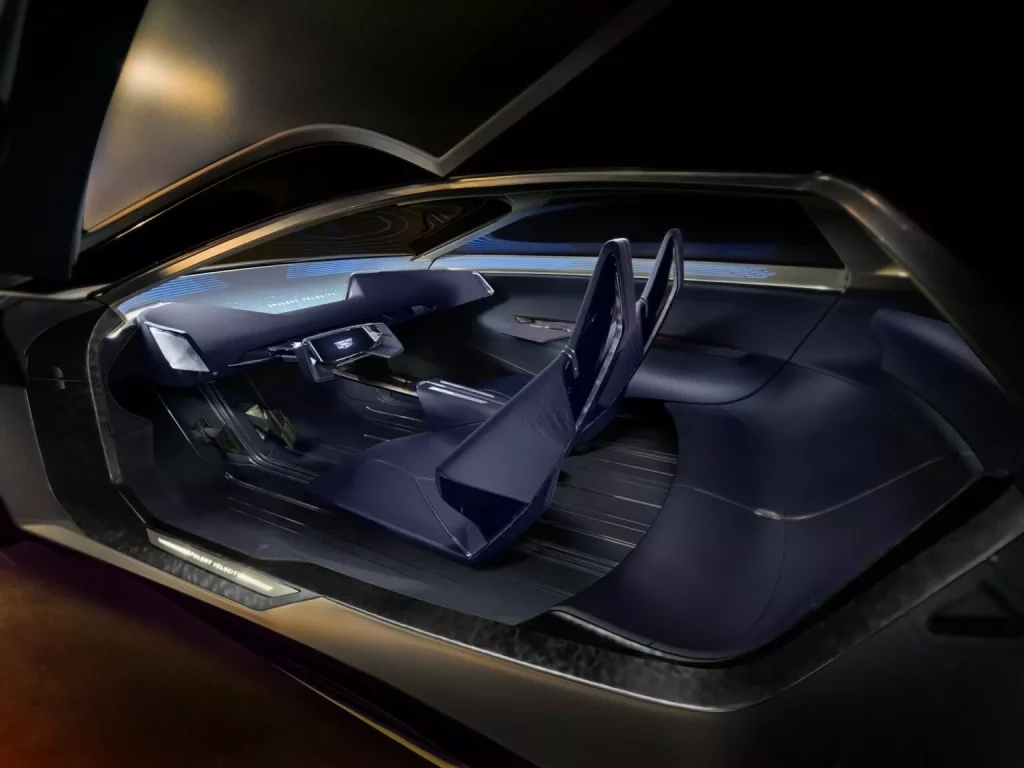 2024 Cadillac Opulent Velocity Concept. Imagen interior.