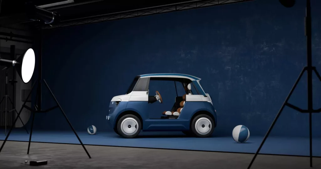 El Fiat Topolino más exclusivo cuesta lo que un Ford Mustang Convertible 3 Motor16 2024 Fiat Topolino Carrozzeria Garavini. Imagen estudio.