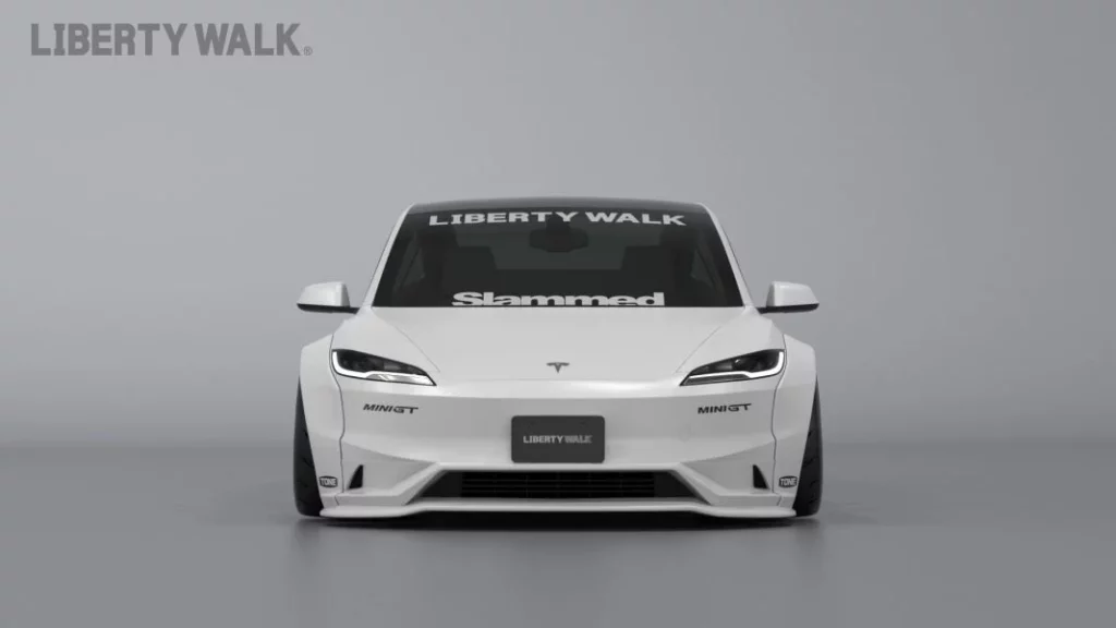Así es el Tesla Model 3 imaginado por Liberty Walk 3 Motor16 2024 Liberty Walk Tesla Model 3 1 Motor16