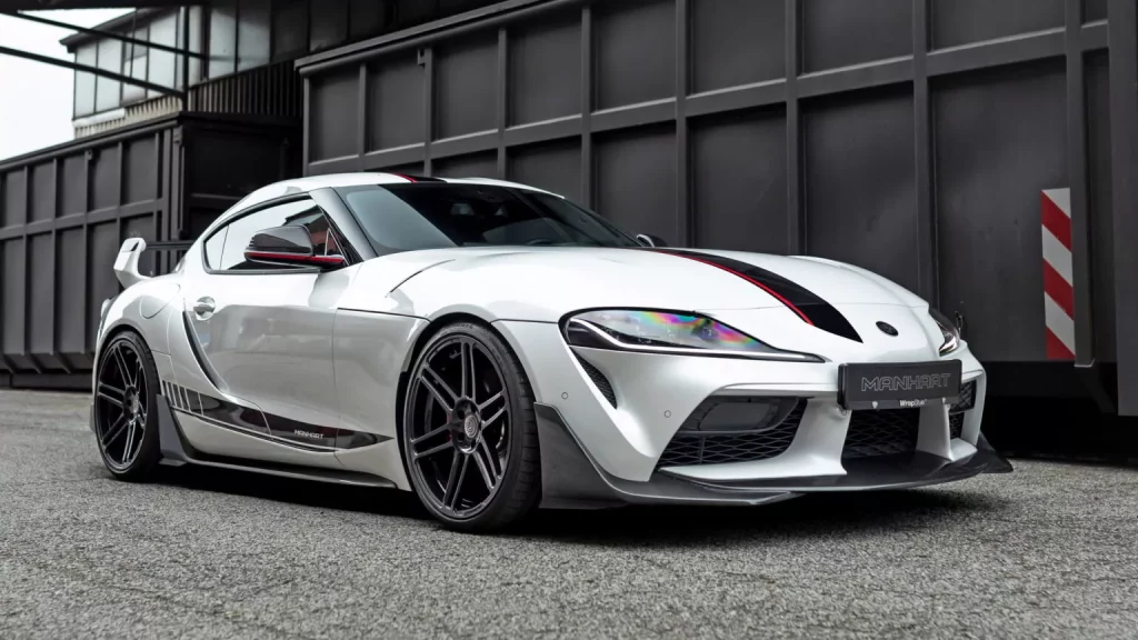 Con este Toyota GR Supra, Manhart se adelanta al esperado GRMN 2 Motor16 2024 Manhart Toyota GR Supra GR 550. Imagen delantera.