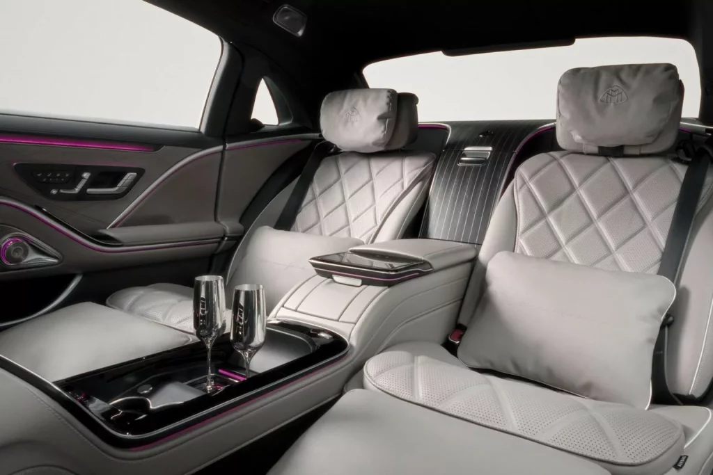 2024 Mercedes-Maybach S 680 Edition Nordic Glow. Imagen asientos.