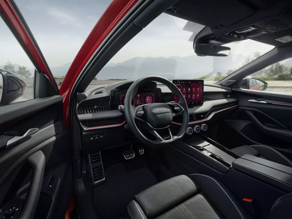 2024 Skoda Superb SportLine. Imagen interior.