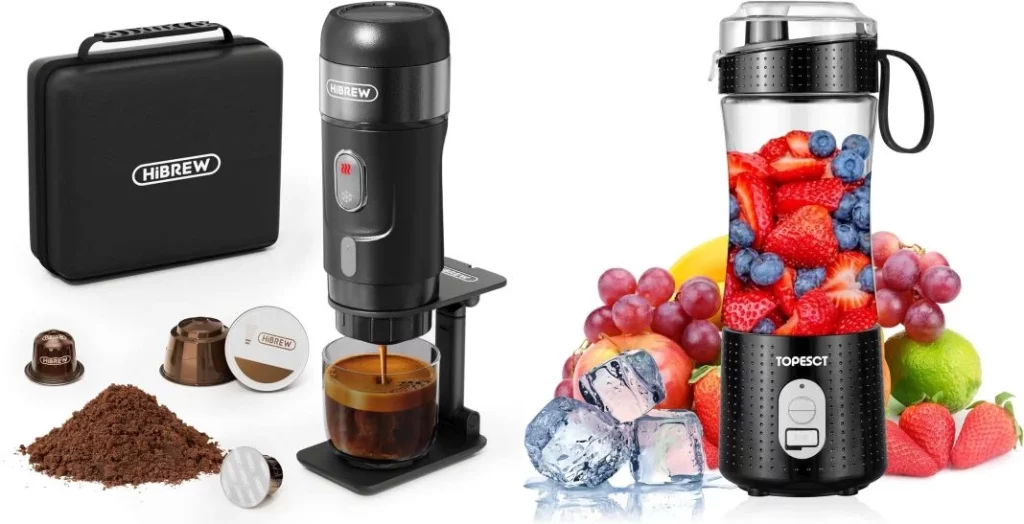 Cafetera licuadora portatil Motor16