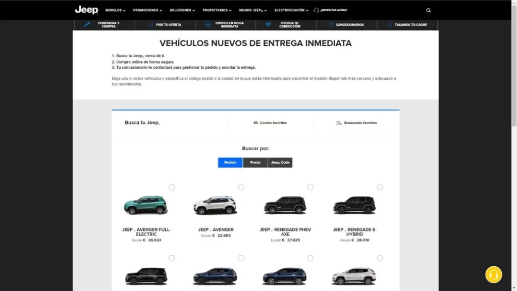 Jeep web CompraOnline1 Motor16