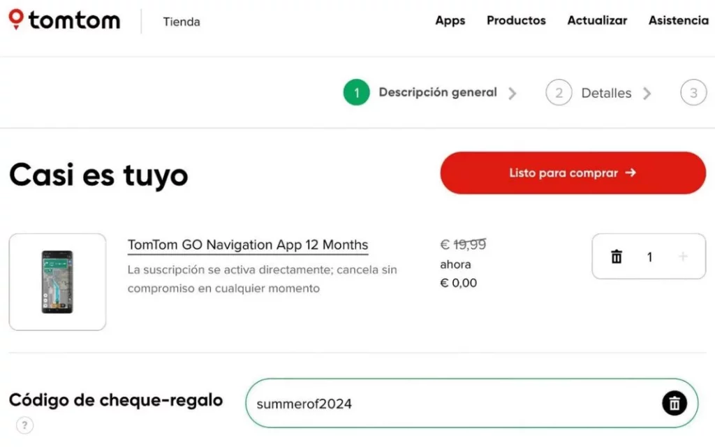 TomTom GO Navigation suscripcion anual promo Motor16