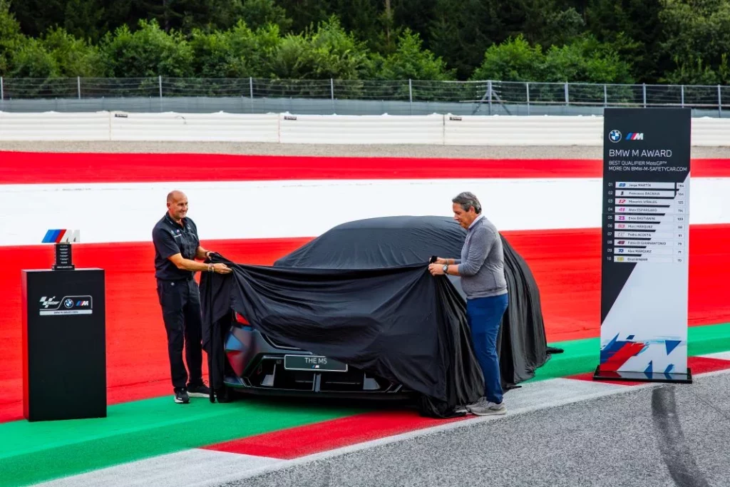 bmw m5 premio piloto rapido clasificacion motogp 2 Motor16