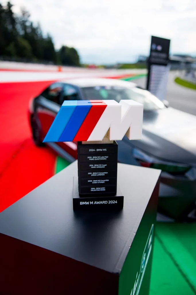 bmw m5 premio piloto rapido clasificacion motogp 23 Motor16