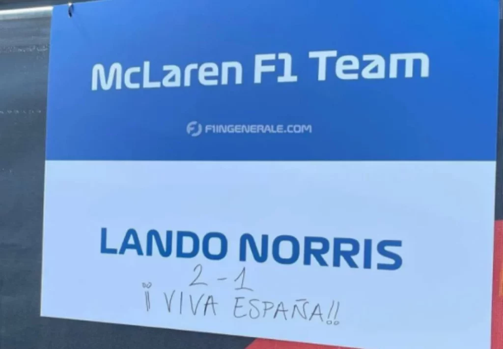 ¿Cuál fue el mensaje de Carlos Sainz y Lando Norris?