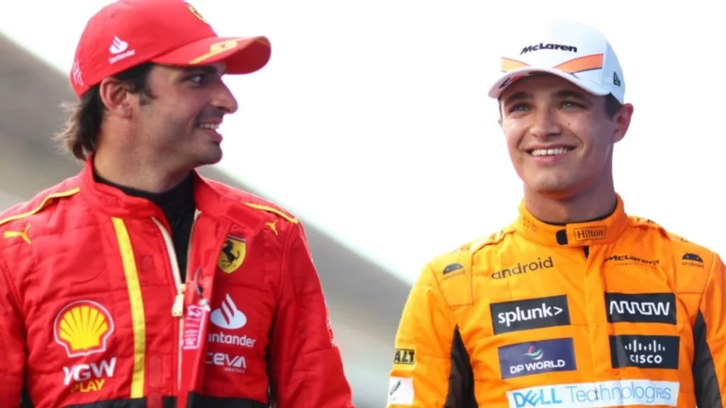 La buena relación entre Carlos Sainz y Lando Norris