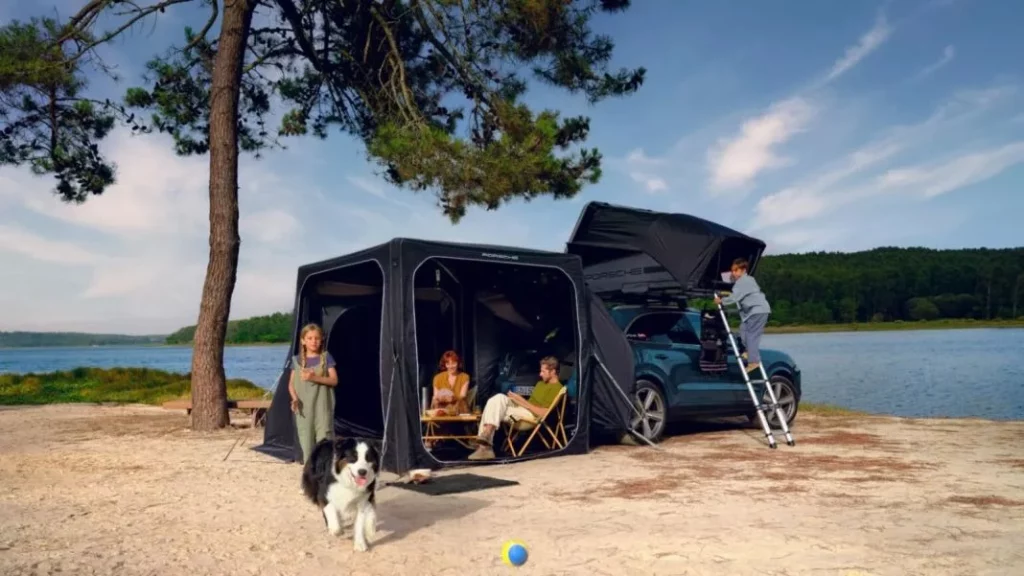 El extraño accesorio que presentó Porsche y podría ser un éxito 1 Motor16 Más que una carpa, una experiencia de lujo para Porsche