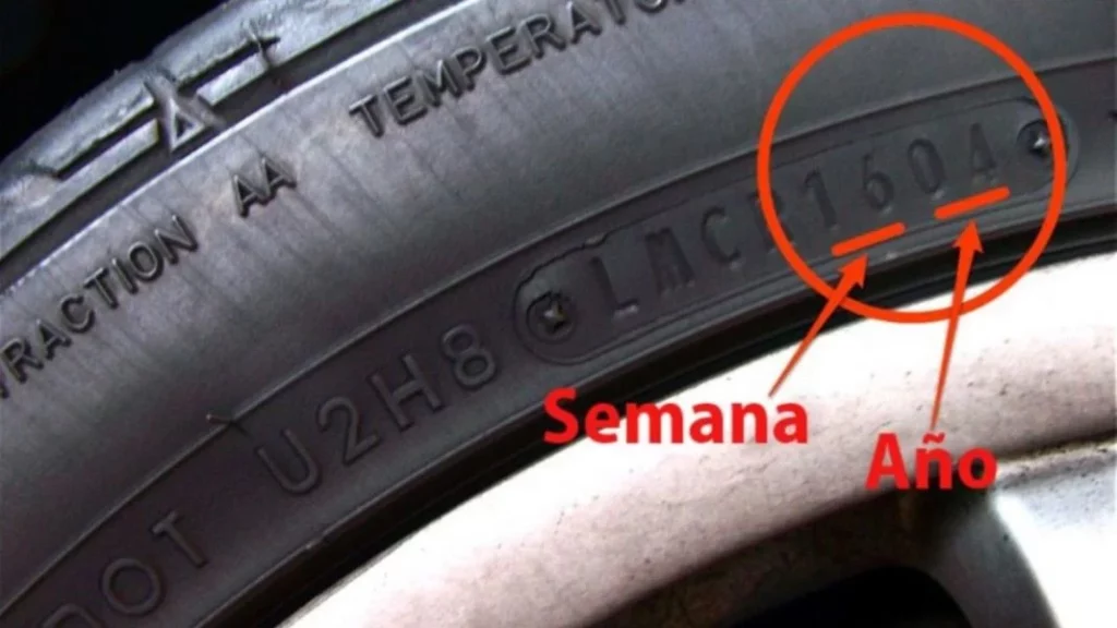 El número que te indica la edad de tu neumático