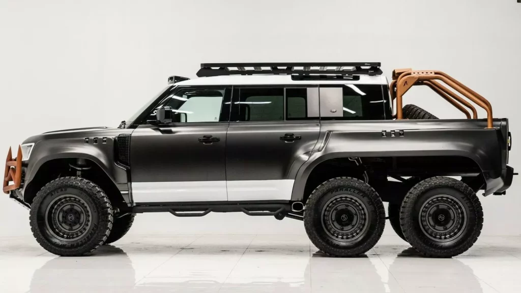 Este Land Rover Defender con seis ruedas da mucho miedo 7 Motor16 2024 Land Rover Defender 6x6 Apocalypse 1 Motor16