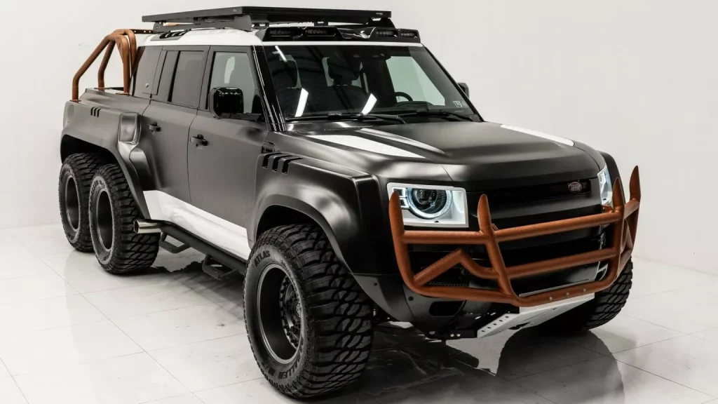Este Land Rover Defender con seis ruedas da mucho miedo 5 Motor16 2024 Land Rover Defender 6x6 Apocalypse 14 Motor16