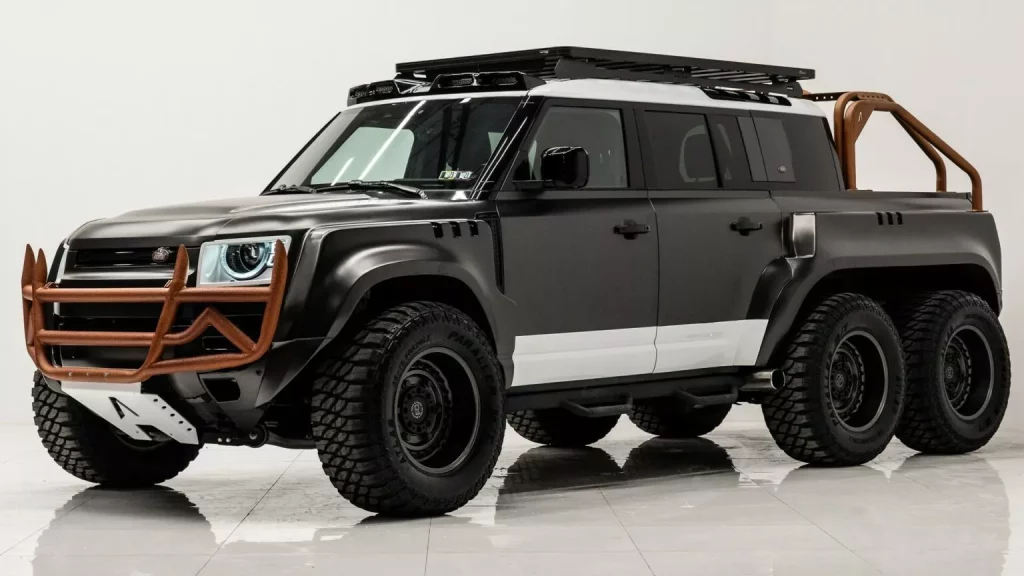 Este Land Rover Defender con seis ruedas da mucho miedo 6 Motor16 2024 Land Rover Defender 6x6 Apocalypse 17 Motor16