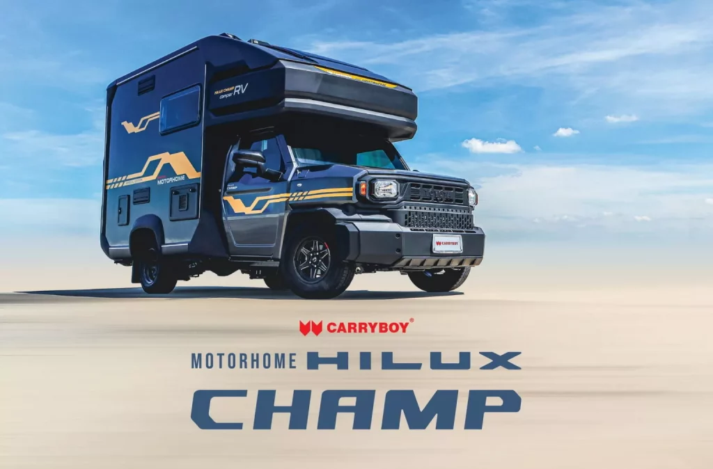 Carryboy convierte el Toyota Hilux Champ en una sensacional caravana 3 Motor16 2024 Toyota HiLux Champ Motorhome Carryboy 1 Motor16