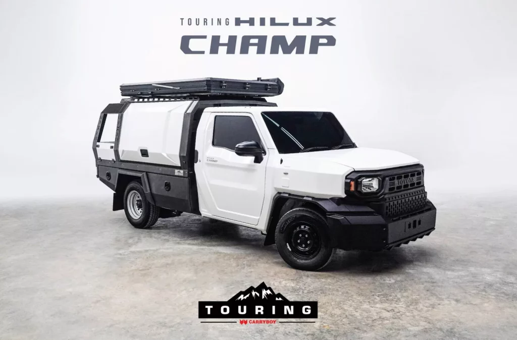 Carryboy convierte el Toyota Hilux Champ en una sensacional caravana 23 Motor16 2024 Toyota HiLux Champ Touring Camper Carryboy 1 Motor16