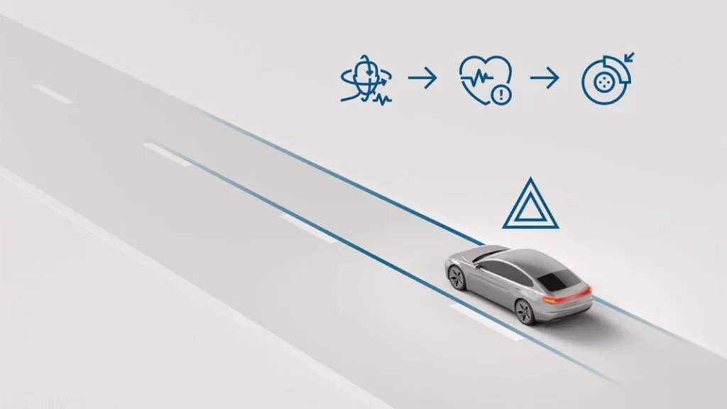 Nuevo servicio Bosch de prevención de riesgos en carretera para mejorar la seguridad en tiempo real de la flota 3 Motor16 4 emergency stop 1176x662 Motor16