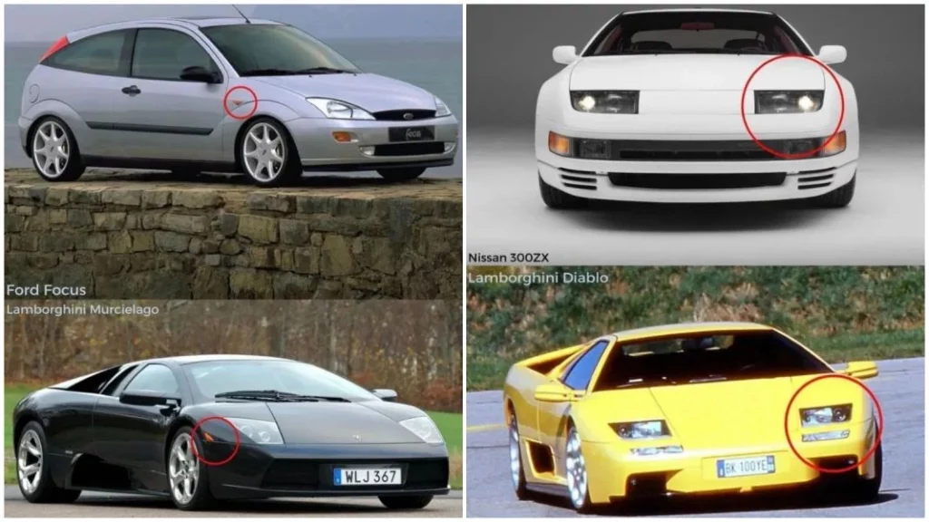 El insólito detalle que comparten un Ford Focus y un Lamborghini Murciélago o un Nissan 300 ZX y un Lamborghi Diablo 1 Motor16 Los detalles que comparten modelos completamente opuestos