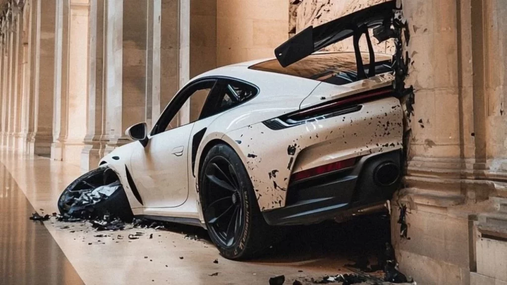 ‘Drive safe’: La exposición de destrozados Porsche que llega al museo Louvre de París 2 Motor16 La polémica que generó "Drive Safe"