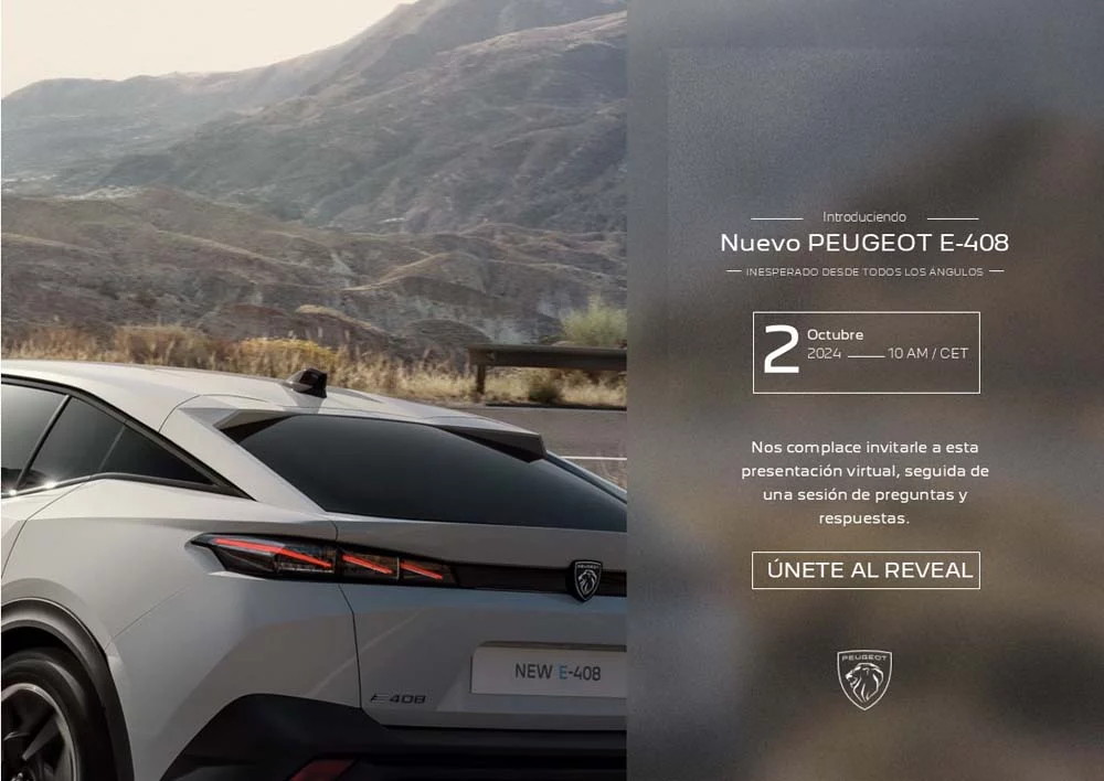 Llega el nuevo Peugeot E-408 eléctrico. Esta es la fecha de su debut 1 Motor16 Peugeot E-408 eléctrico