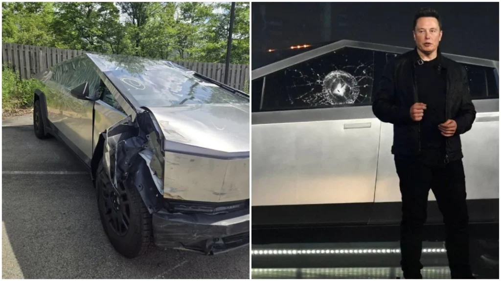 4 horas: Eso es lo que le ha durado a su dueño y de una pieza este Tesla Cybertruck 1 Motor16 ¿Cuánto le costará la reparación del Tesla Cybertruck?