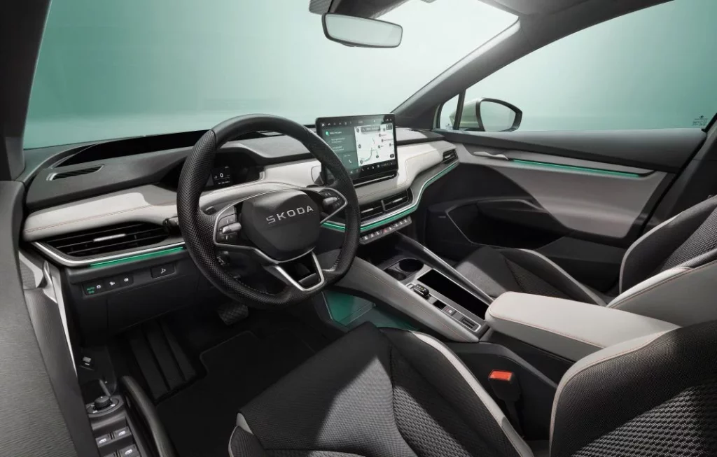 2025 Skoda Elroq. Imagen interior.