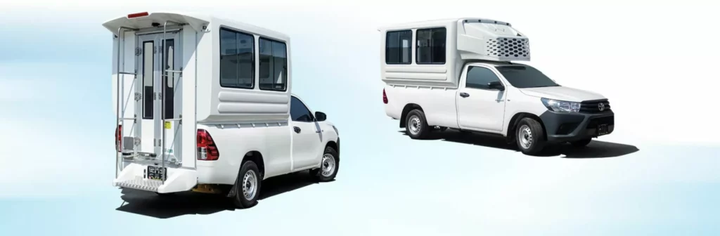 El Toyota Hilux se convierte en un minibús con una célula de quita y pon 41 Motor16 toyota hilix pick up pickup eco bus carryboy 39 Motor16