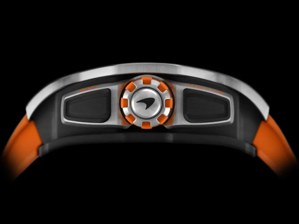 El McLaren W1 ya tiene su reloj... firmado por Richard Mille 2 Motor16 2024 McLaren W1. Richard Mille. Imagen detalle.