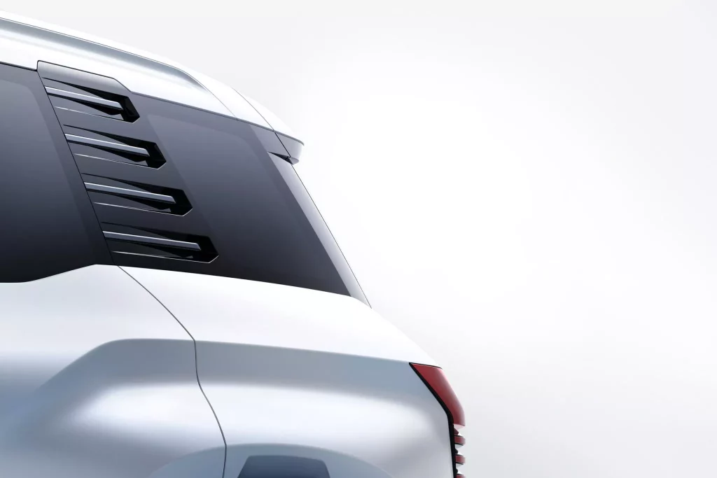 Mitsubishi lanzará un nuevo SUV con siete asientos que no verás aquí 1 Motor16 2024 Mitusibshi SUV Concept. Teaser. Imagen detalle.