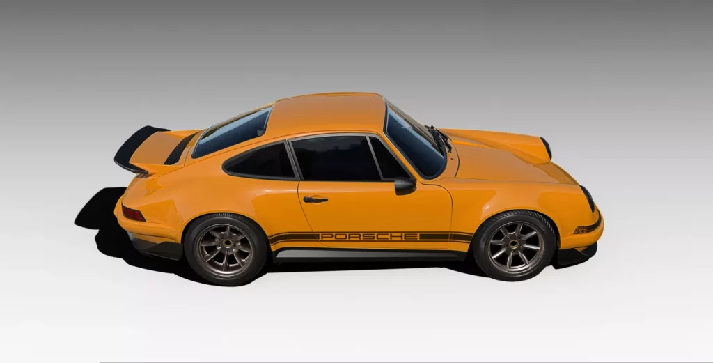 2024 Theon R. Porsche 911 964. Imagen lateral.