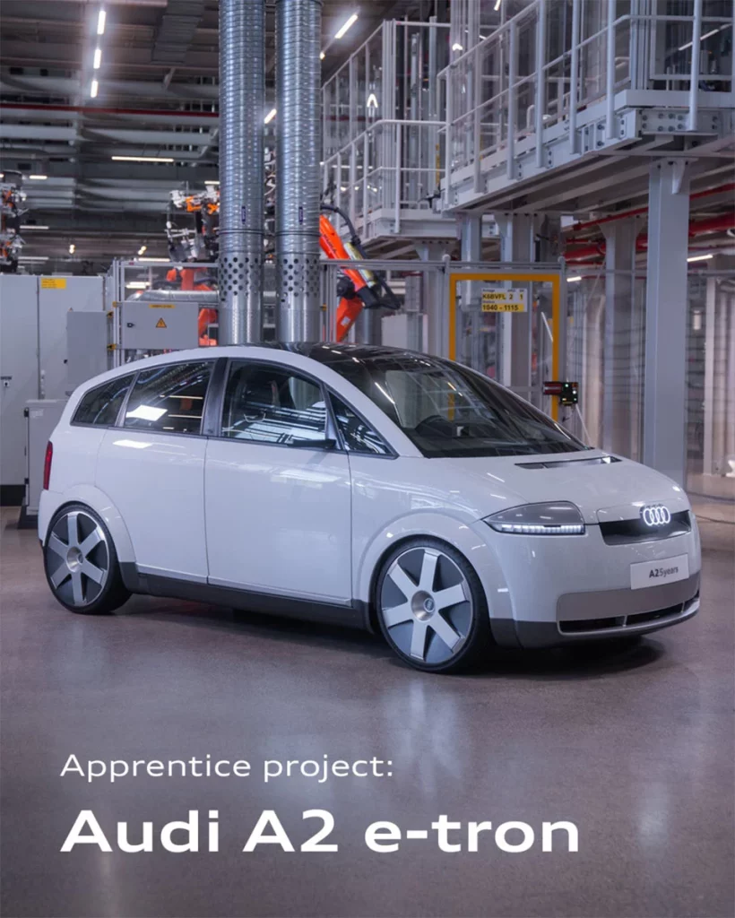 A los 25 años, el Audi A2 se convierte en eléctrico... 5 Motor16 AUDI A2 ETRON CONCEPT 1 1 Motor16