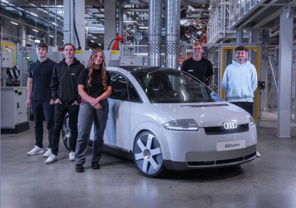 A los 25 años, el Audi A2 se convierte en eléctrico... 7 Motor16 AUDI A2 ETRON CONCEPT 3 Motor16