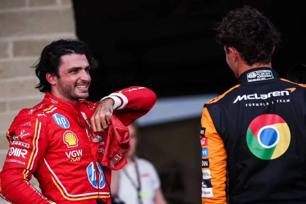 400 grandes premios: la altura de Fernando Alonso en México 5 Motor16 EuropaPress 6287524 sainz carlos spa scuderia ferrari sf 24 portrait and norris lando gbr Motor16