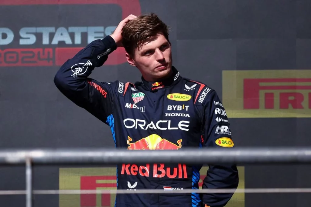 400 grandes premios: la altura de Fernando Alonso en México 4 Motor16 EuropaPress 6289164 verstappen max ned red bull racing rb20 portrait podium celebration during Motor16