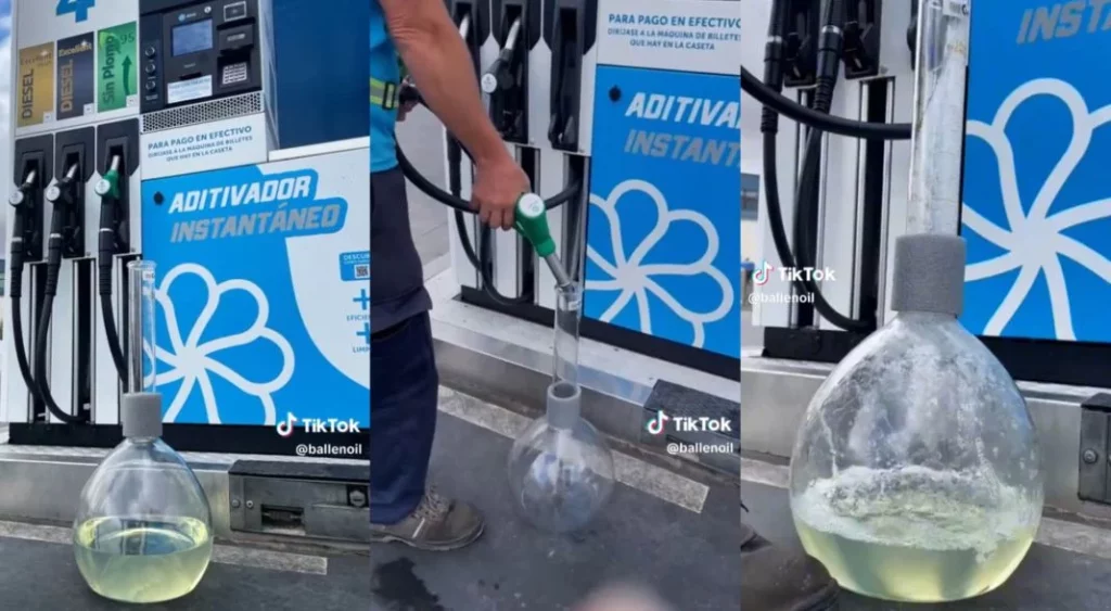 Prueba probeta gasolinera Motor16