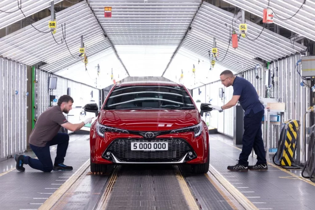 5 millones de unidades del coche más vendido del mundo son británicas 1 Motor16 TOYOTA COROLLA 5 MILLONES 2 Motor16
