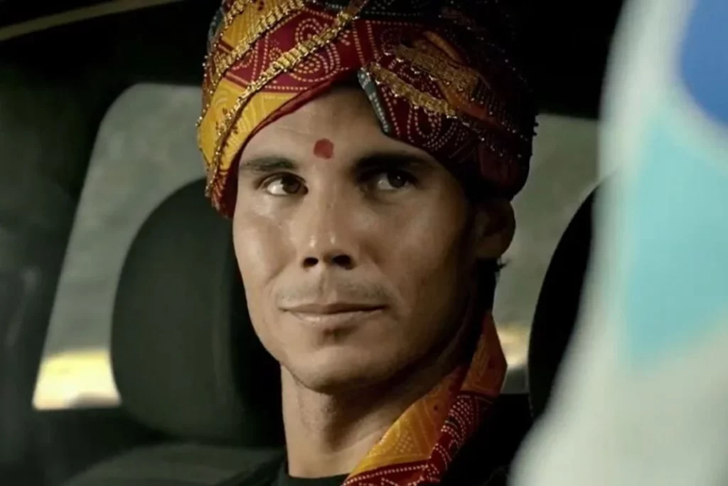 Nadal se retira: la locura que hizo por un coche 1 Motor16 Rafael Nadal se vistió de de sultán y piloto de avioneta para una publicidad de Kia en 2015
