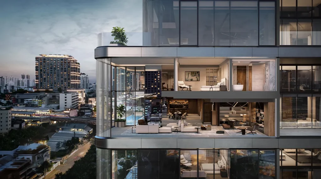 Lo que ocurre cuando Porsche, Aston Martin o Bugatti invierten en ladrillo 1 Motor16 Así será la Porsche Design Tower Bangkok