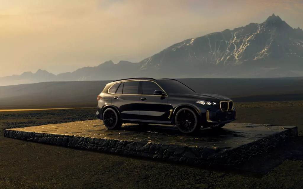 El BMW X5 más exclusivo se estira y se viste de oro 1 Motor16 2024 BMW X5 Dark Flame. Imagen exterior.