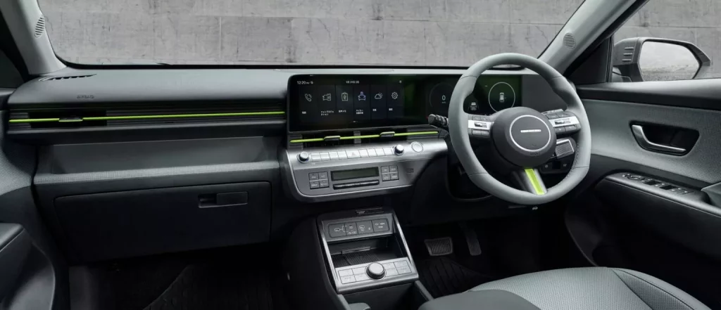 El Hyundai Kona más exclusivo es eléctrico y se puede tirar al barro 3 Motor16 2024 Hyundai Kona Manua Loa. Imagen interior.