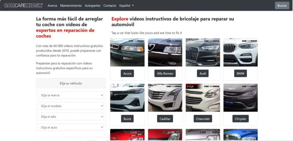 La web que te ayuda a detectar la avería, reparar tu coche y ahorrar miles de euros 20 Motor16 Carcarekiosk Motor16